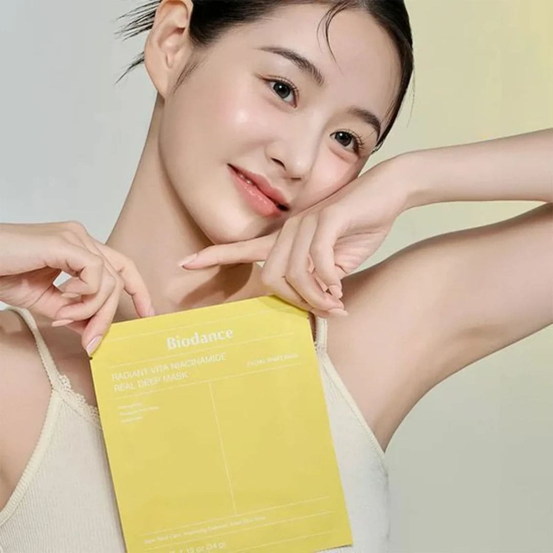 (4 PEZZI) Biodance Radiant Vita Niacinamide Real Deep Mask