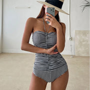 Costume intero a quadri Charme estivo