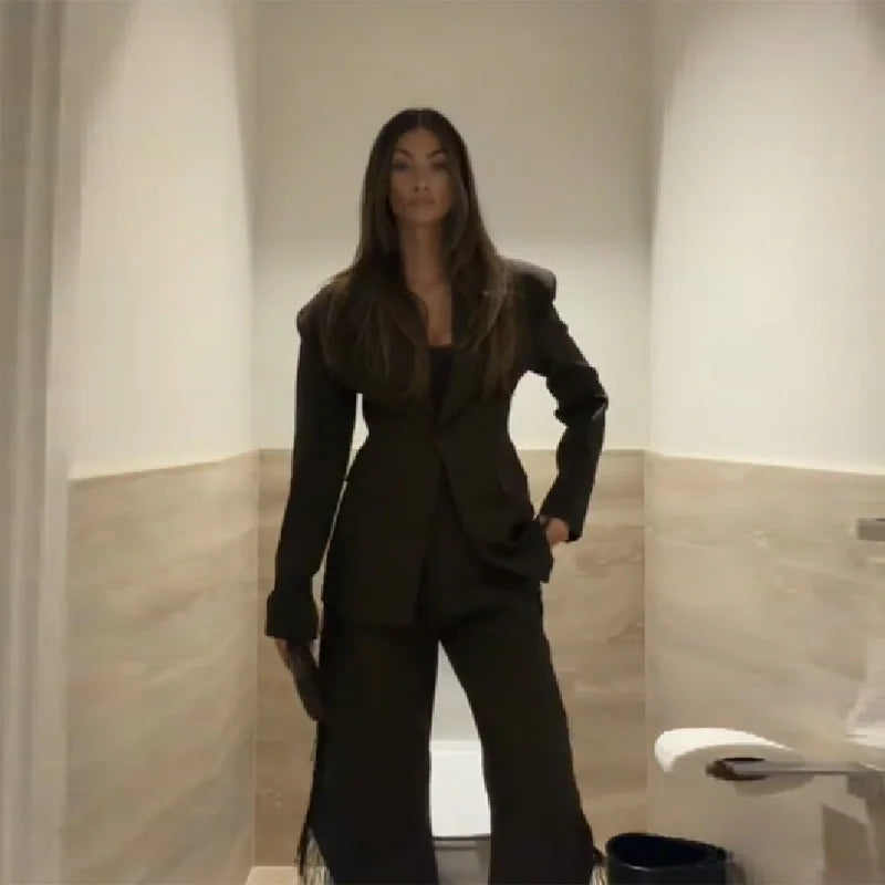 Completo Elegante Giacca e Pantaloni Donna