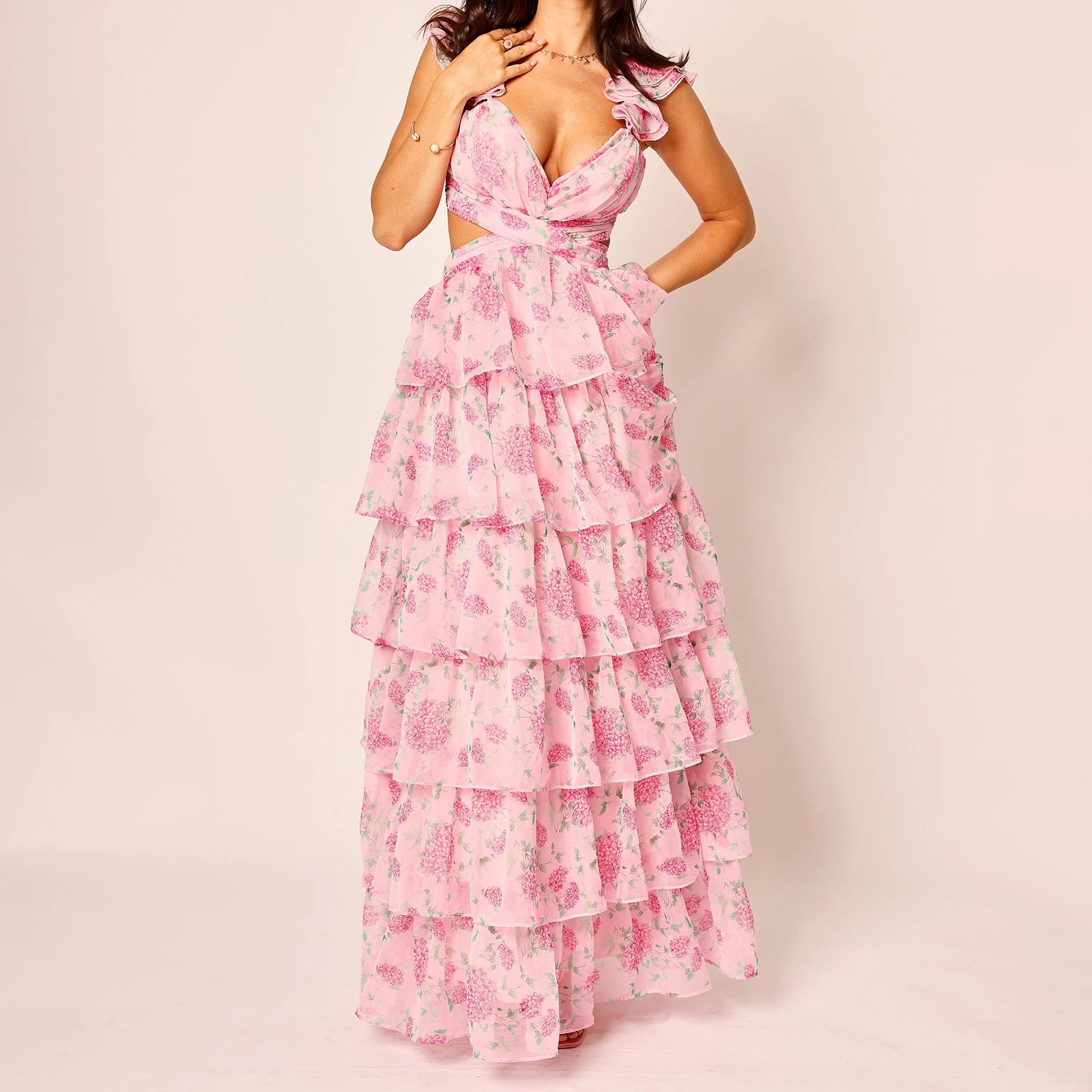 Vestito Incanto floreale Rosa
