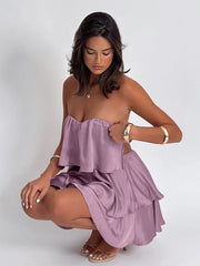 Miniabito in Raso a Balze “Desiderio”