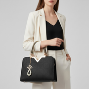 Borsa Gramercy Pearl Satchel Vegan - Manhattan Chic Collection BYMANYC® New York